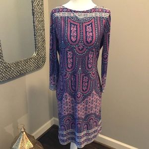 BCBG MAXAZRIA blue/pink dress. NEW WITHOUT TAG